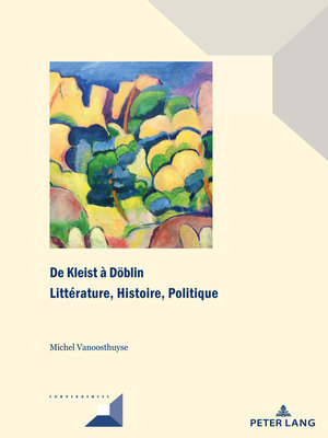 cover image of De Kleist à Doeblin